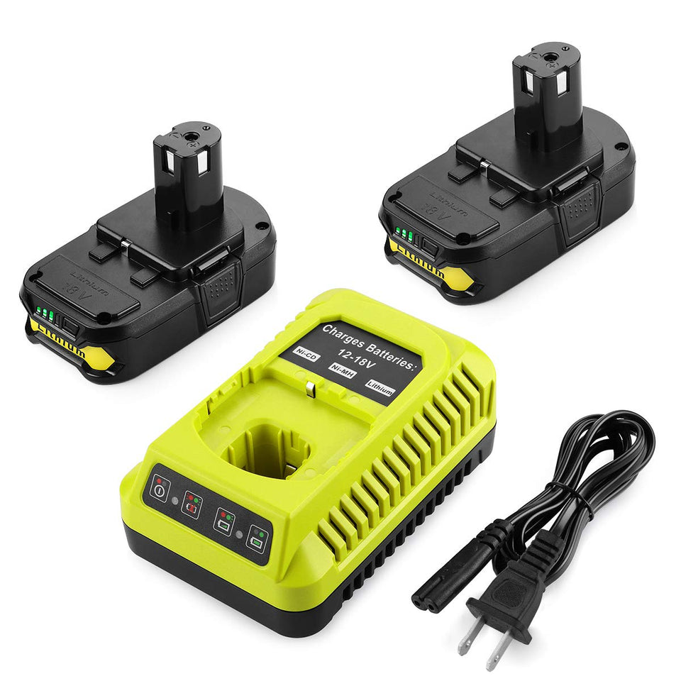 Energup 18V battery pack with 3500mAh power for Ryobi tools.