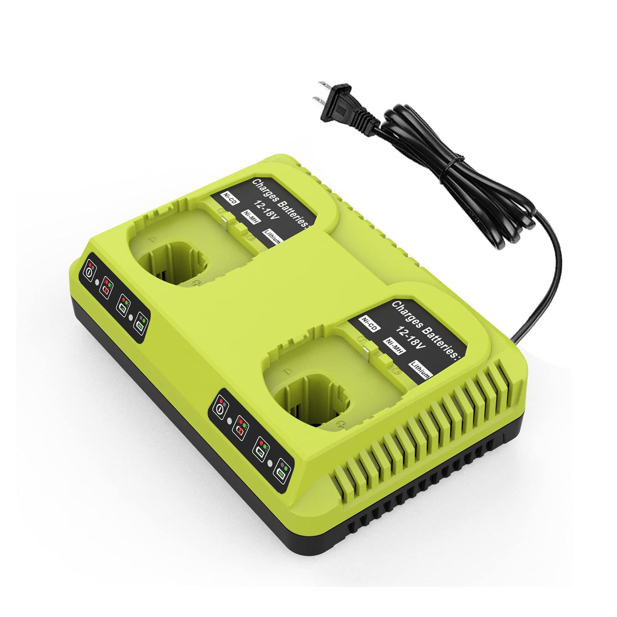 energup 2port p117 charger front view for dual charging
