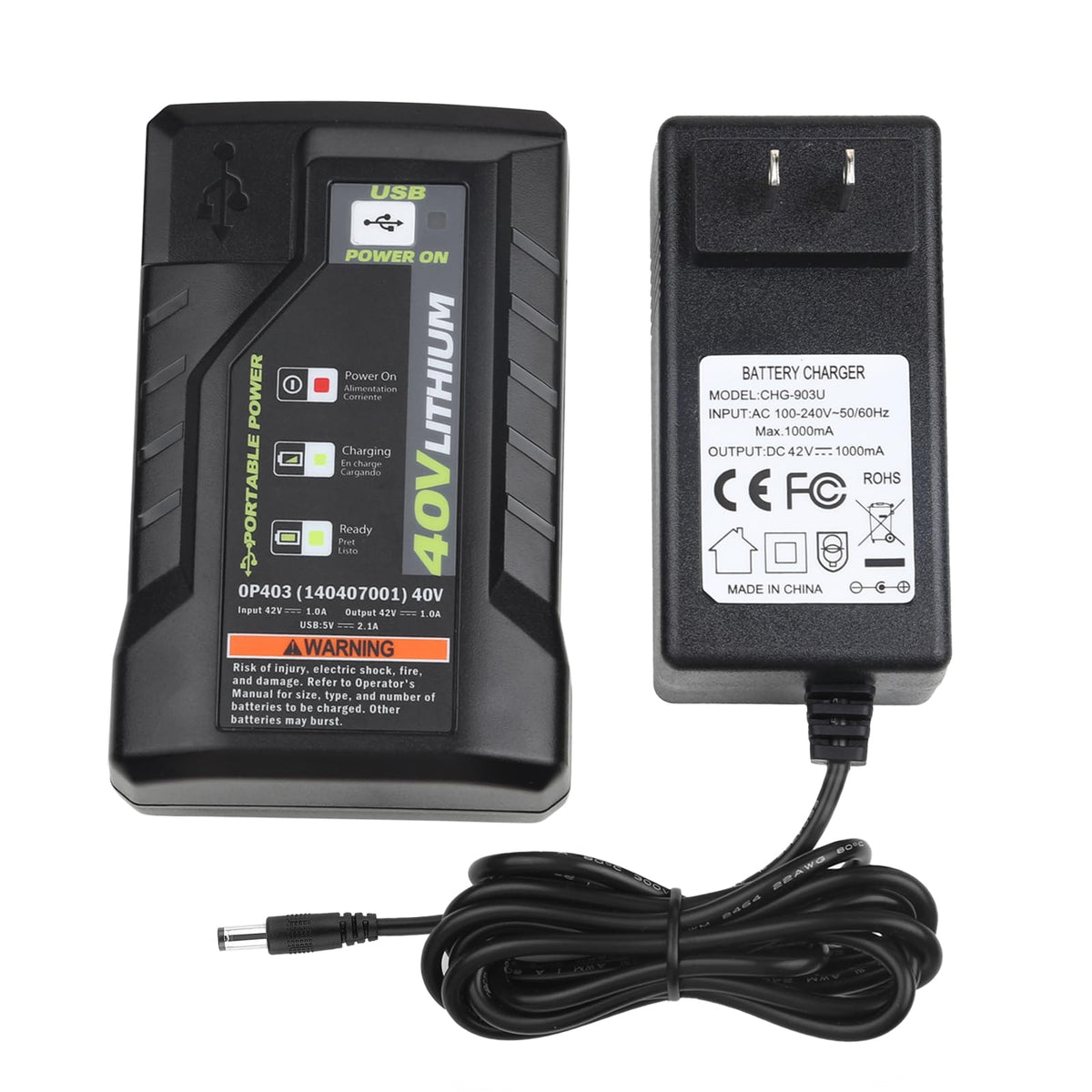 energup OP404 indicator lights guide standby and charging states