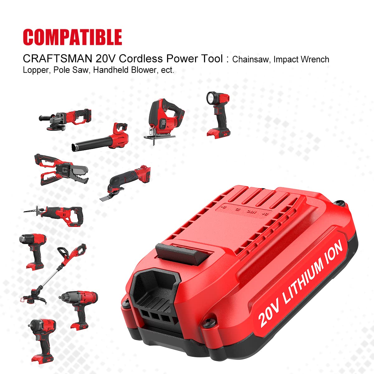 Energup CMCB104 charger front view with clear port access