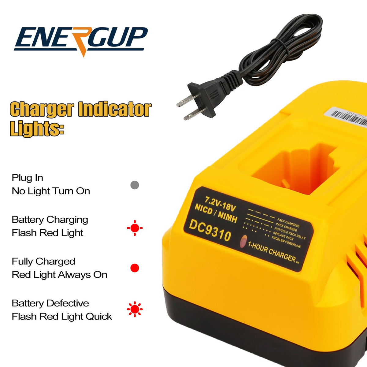 energup DC9310 facilitates Ni-Cd Ni-MH charging for faster projects