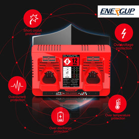 Energup diagnostic program checks batteries during each charge.