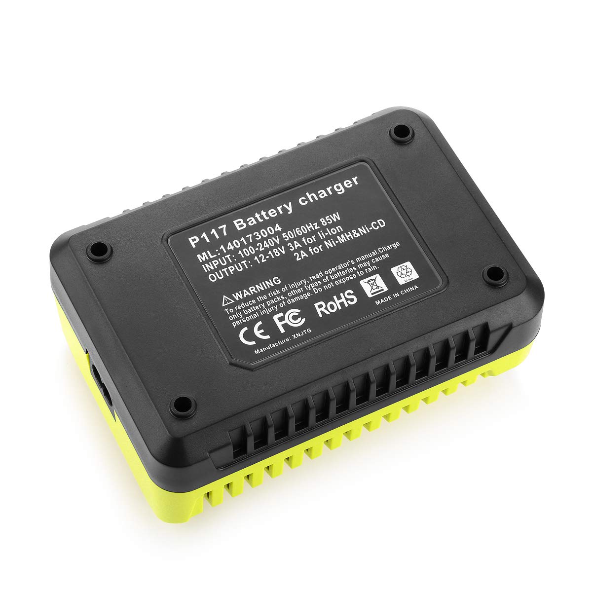 Energup easy-to-use Ryobi charger with clear status lights