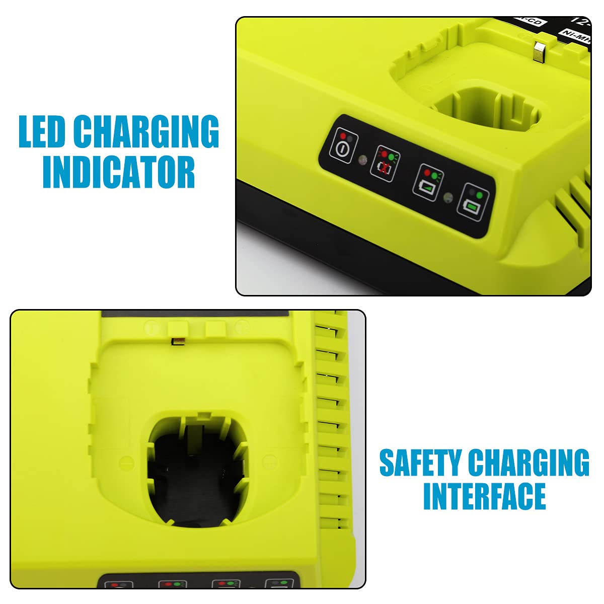 energup p117 p118 compatibility icons for ryobi batteries