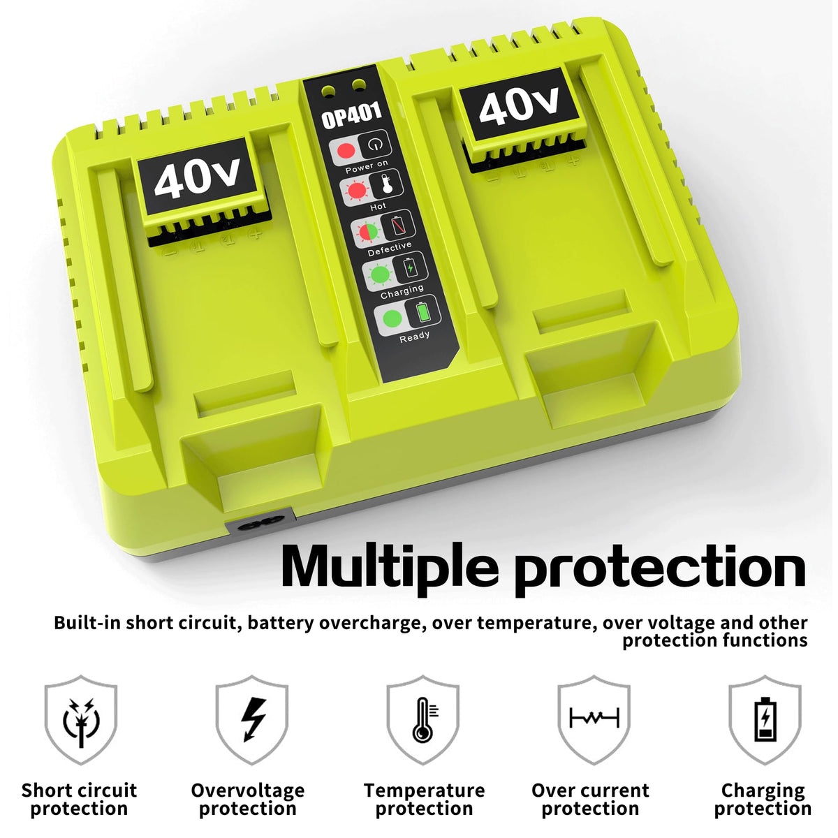 energup Ryobi 40V compatibility chart indicates broad model support