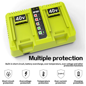 energup Ryobi 40V compatibility chart indicates broad model support