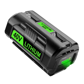 energup Ryobi 40V battery front view for longer runtime
