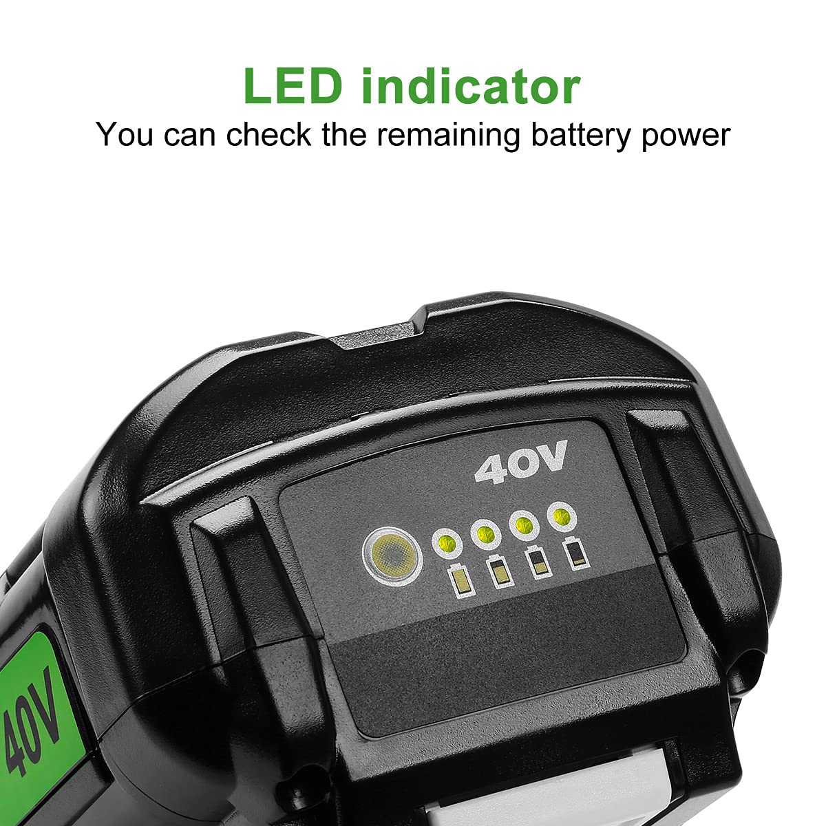 energup Ryobi 40V battery warranty and service information
