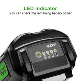 energup Ryobi 40V battery warranty and service information