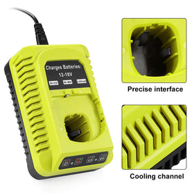 Energup Ryobi charger LED indicators clearly display charging status