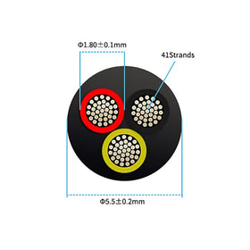 Enerjour 18 AWG 3-conductor wire on a compact spool