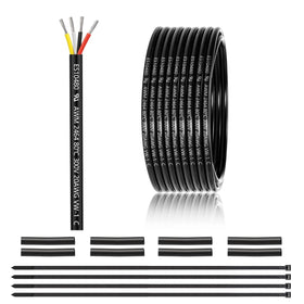 ENERJOUR 20AWG 4-conductor wire outer jacket for durable outdoor wiring
