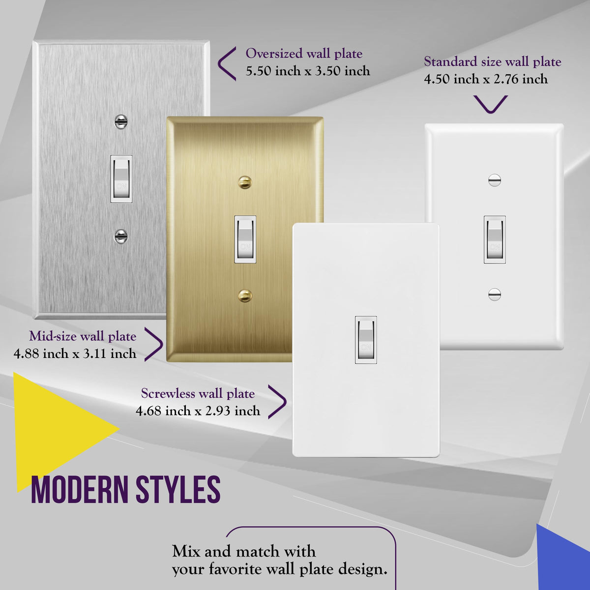 Enerlites 88115 compact-depth design fits shallow junction boxes for tidy installations.