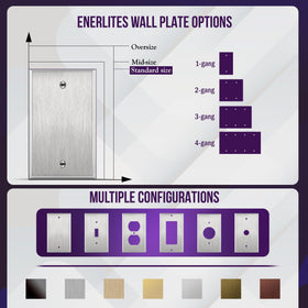 Enerlites easy-install screws for quick and clean replacement