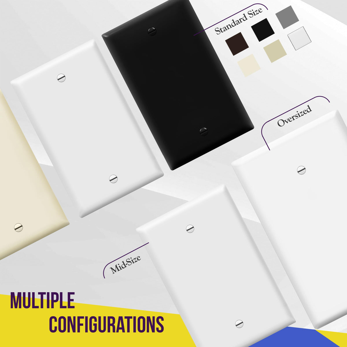 ENERLITES easy replacement wall plate for quick upgrades