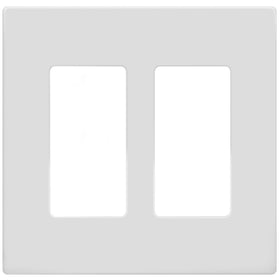 ENERLITES glossy white wall plate measures 4.68 by 4.73 inches