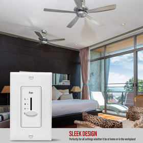 ENERLITES no-neutral-wire-compatible switch in residential setup.