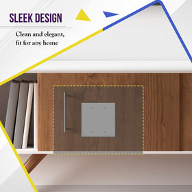 ENERLITES polycarbonate wall plate, durable blank design for high-traffic areas