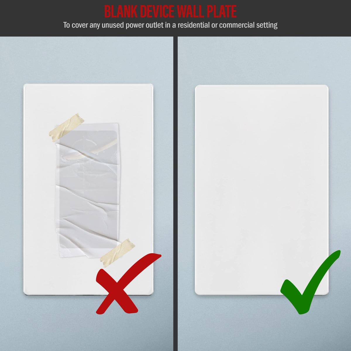 ENERLITES plate made from polycarbonate thermoplastic resists impacts and aging for long-lasting use.