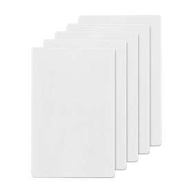 ENERLITES SI8801-W blank wall plate front view with a durable glossy finish.