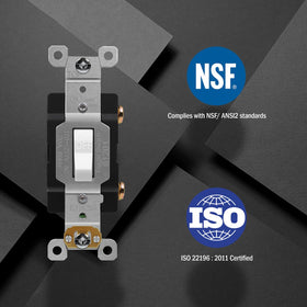 EnerLites toggle back wiring options highlight flexible connection methods.