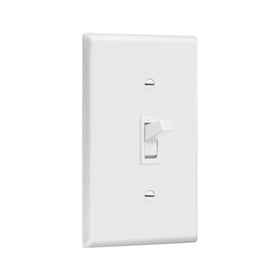 ENERLITES white toggle wall switch side wiring demonstrates back and side wiring option