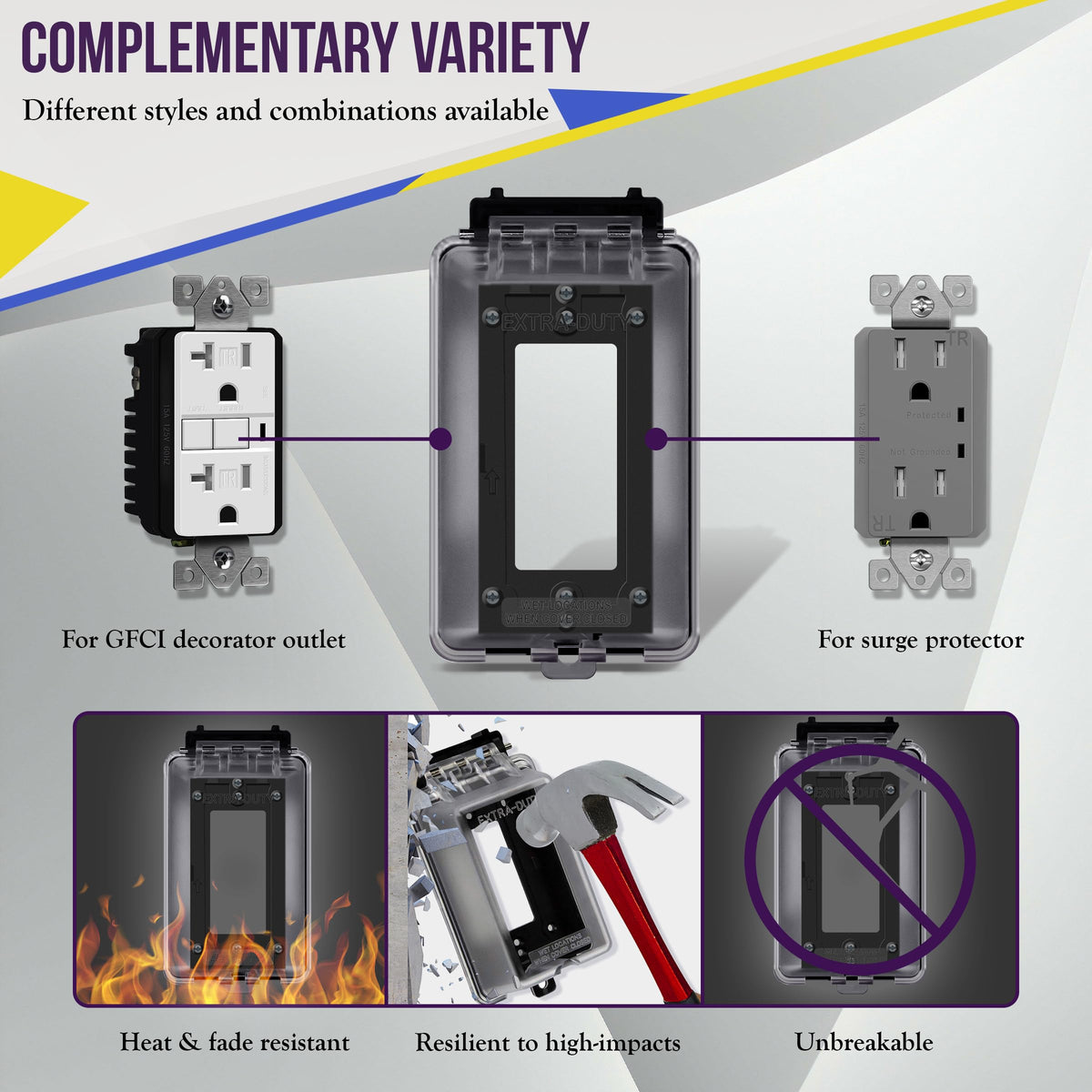 Vertical mounting option for convenient outdoor installation.