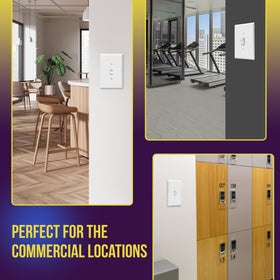 ENERLITES includes matching screws for quick, clean installation.