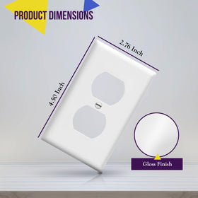ENERLITES wall plate screws included, enabling quick installation.