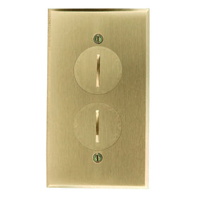 Enerlites watertight gasket on floor box improves moisture resistance.