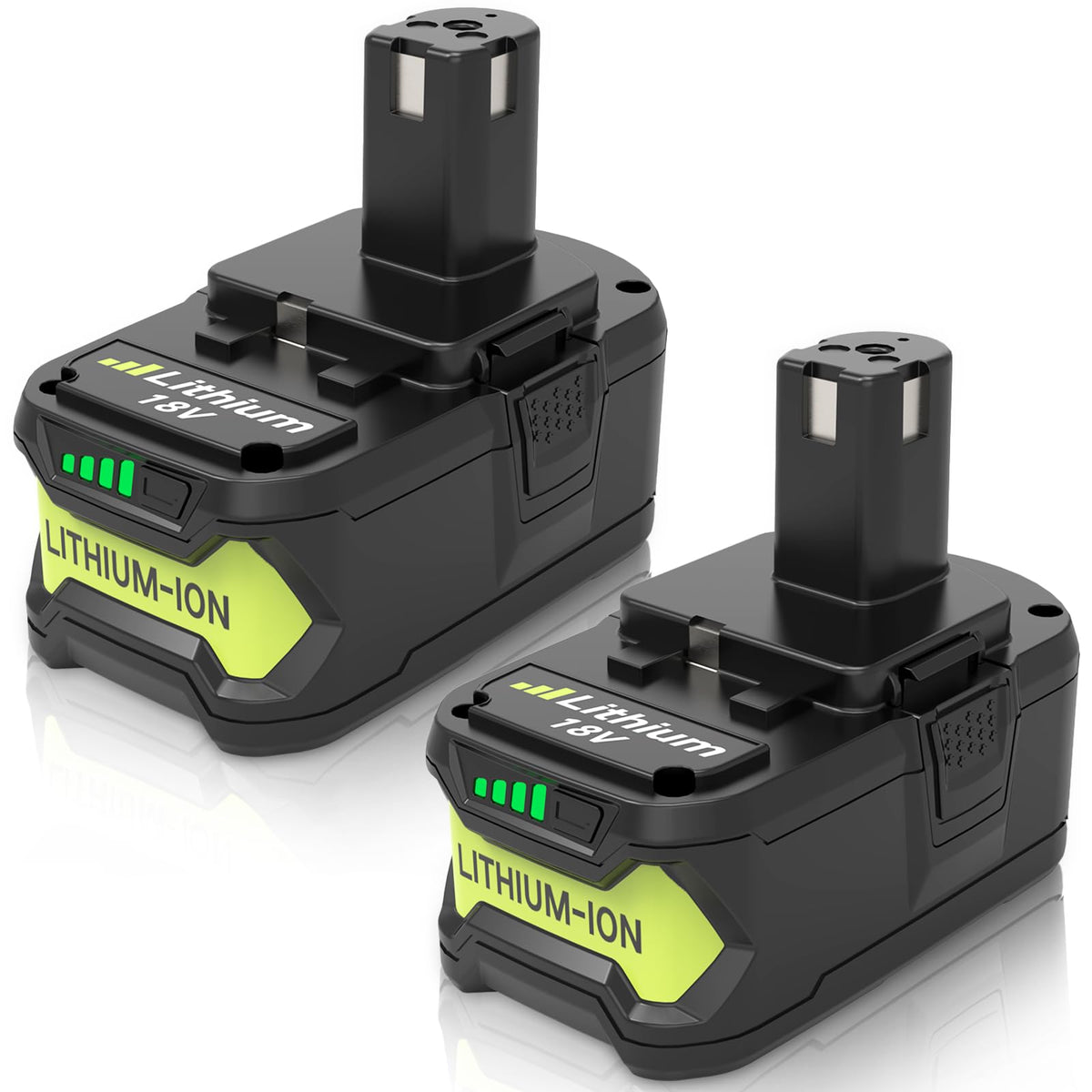 EnerMall dual-pack 8000mAh Ryobi 18V battery for longer runtime.