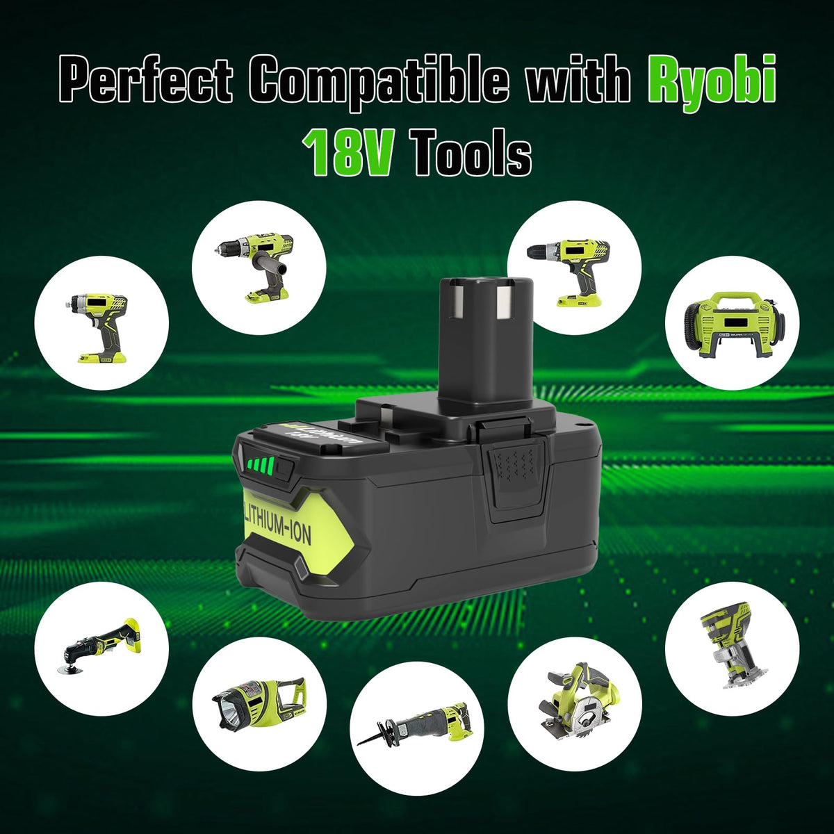 Enermall four LED indicators show battery level
