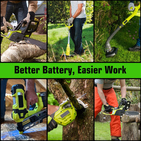 EnerMall Ryobi 18V battery ideal for cordless tools on job sites.