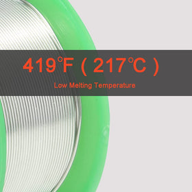 EnerSysTec RoHS-compliant lead-free solder spool ready for electronics work