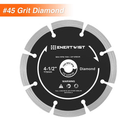 ENERTWIST 45-diamond blade for tile cutting with segmented design.