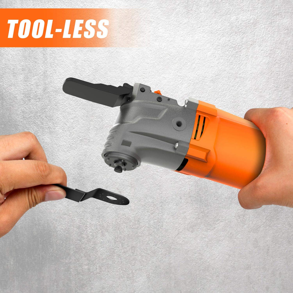 ENERTWIST auxiliary handle improves control during precision work