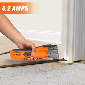 ENERTWIST bi-metal blade slices through metal and wood with ease