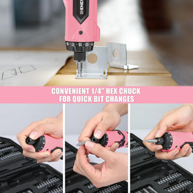 Ergonomic dual-position handle offers inline or pistol grip comfort