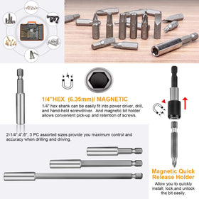 ENERTWIST screwdriver bits protect screw heads and maximize grip
