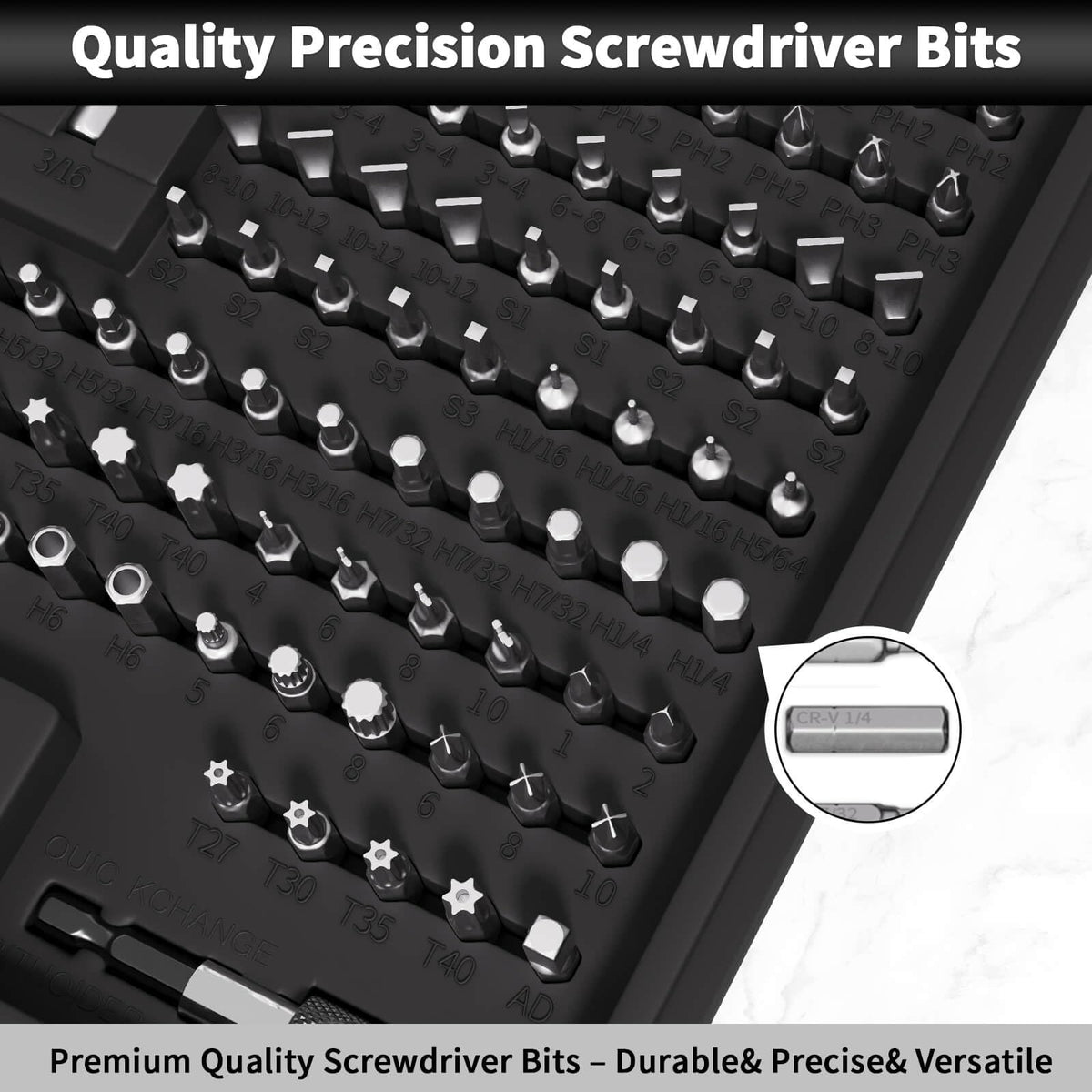 ENERTWIST tamper-resistant bits for specialized applications