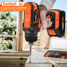 ENERTWIST case with cushion keeps bits organized for on-site work