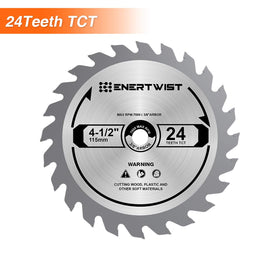 ENERTWIST 24T TCT wood blade ready for durable wood cuts and trimming.