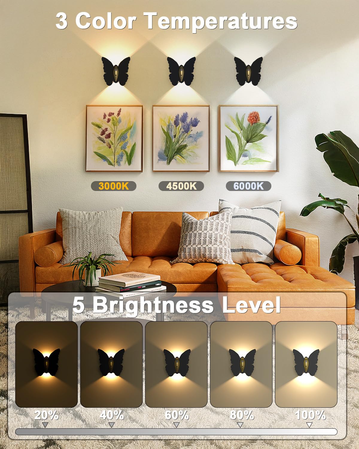 Eneru three color temps provide warm, neutral, or cool lighting options