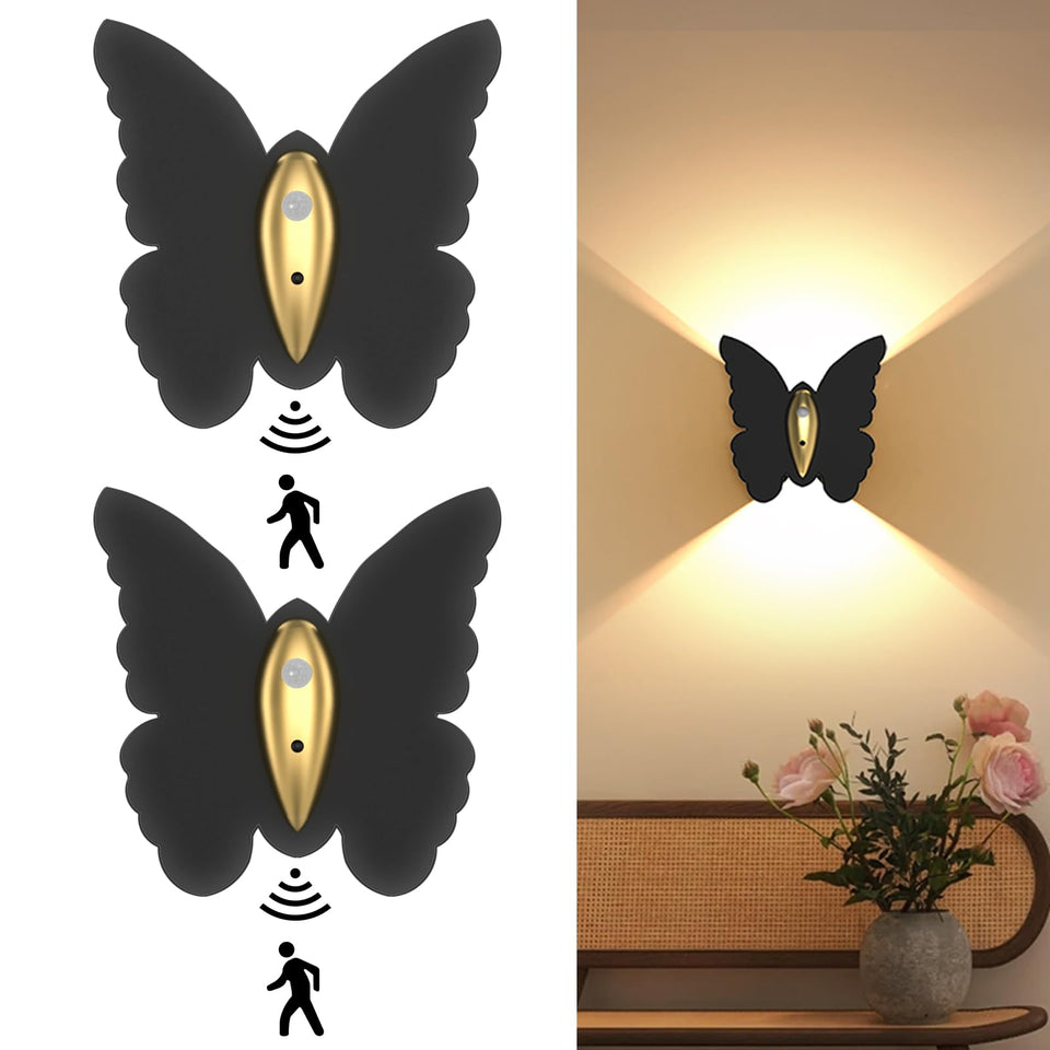 Eneru battery wall sconces pair mounted on wall for wireless ambiance