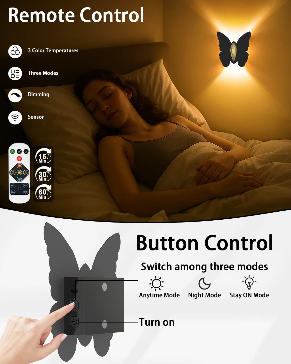 Eneru dimming levels let you adjust brightness from 20% to 100%