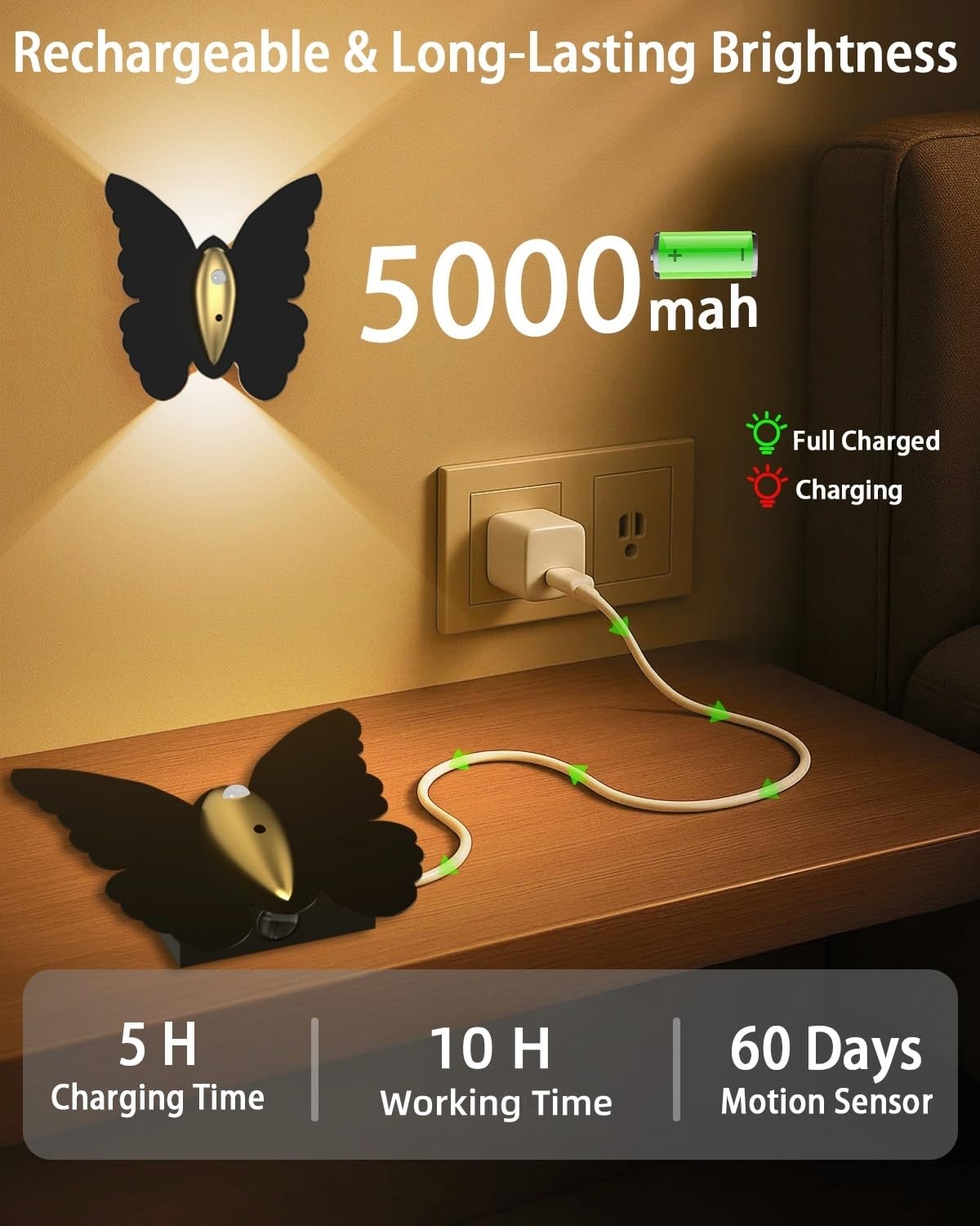 Eneru motion-sensor lighting activates on approach for hands-free use