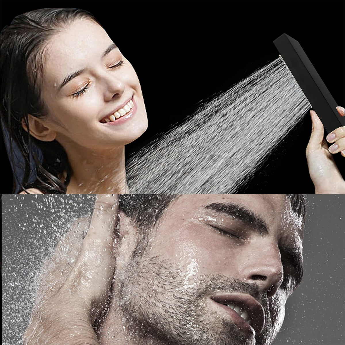 ENGA anti-clogging silicone jets deliver consistent spray and easy rinsing