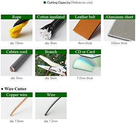 ENGINEER built-in wire cutter trims copper and steel wire