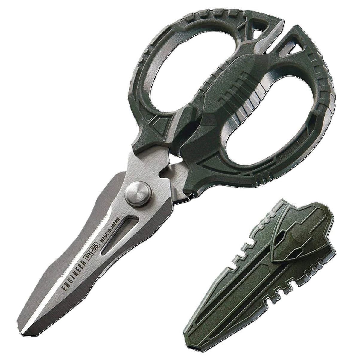 ENGINEER 6.3-inch scissors with flat blade for precise sheet cuts