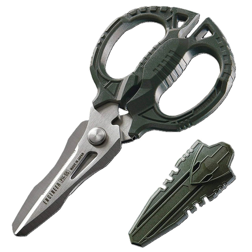 ENGINEER 6.3-inch scissors with flat blade for precise sheet cuts